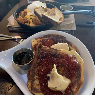 Peanut Butter and Jam French Toast