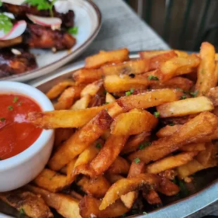 Duck fat fries