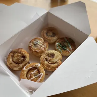 a variety of pastries