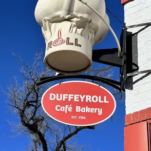 a sign for duffeyroll