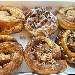 a variety of pastries
