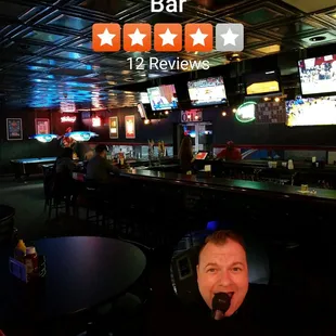 The highest reviews of any bar within 10 miles. The Duggie Sportsbar.