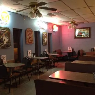 tables and chairs