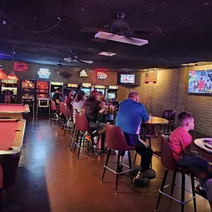 Fans watching their favorite NFL Team