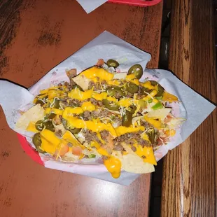 nachos, food
