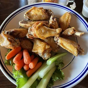 A dozen salt n pepper wings!