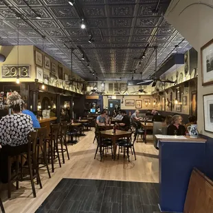 Bar and dining area