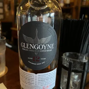 a bottle of glengoynee