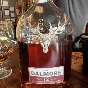 a bottle of dalmore