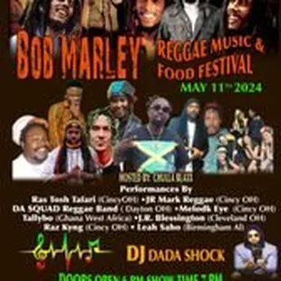 Cincinnati&apos;s 23rd annual Bob Marley, reggae music and Food Festival