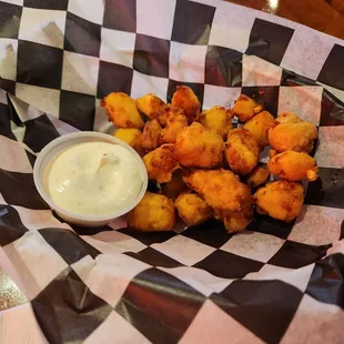 Fried cheese curds app