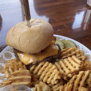 The boss  Waffle fries