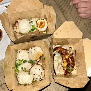 Pork buns and pan fried dumplings