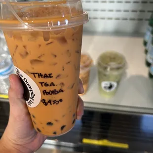 Thai boba tea