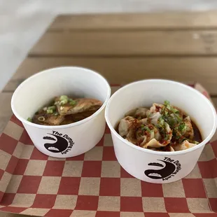 Shrimp &amp; Chicken Dumplings  Scallion Pancake