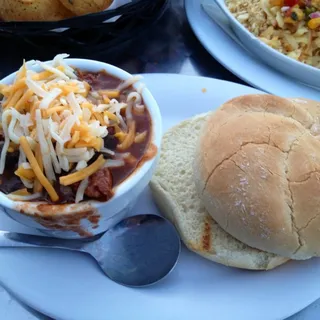 Brisket Chili Bread Bowl