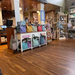 the inside of the store