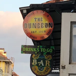 a view of the outside of a bar