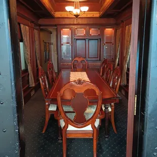 Well-furnished train car