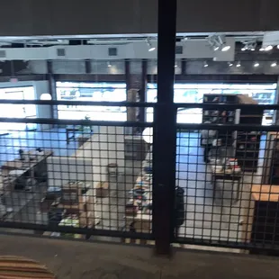 View from second level