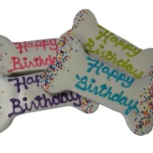 Good variety of birthday treats, even have Gotcha Day cookies.