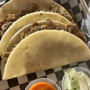 Brisket Tacos (Chefs kiss!)