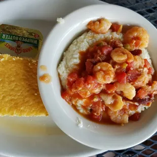 Shrimp and Grits (served on Thursdays). It&apos;s amazingly good!