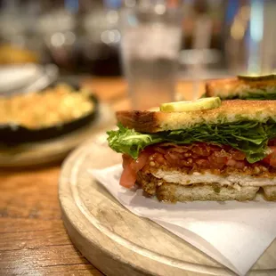 Fried Chicken BLT Sandwich
