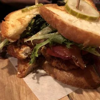 Fried Chicken BLT Sandwich