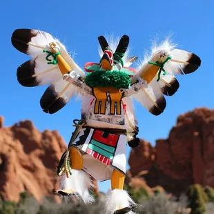 a Navajo hand made Eagle Kachina