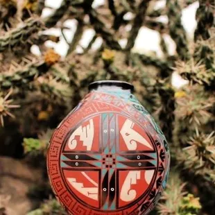 Hand crafted pottery from the Mata Ortiz pueblo