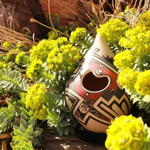 Hand crafted pottery from the Mata Ortiz pueblo