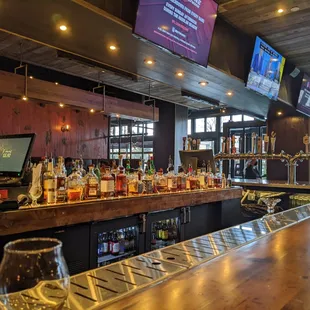 Bar view at The Eagle Food &amp; Beer Hall