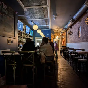 Relaxing galley layout.