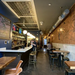 Plenty of space for social distancing. Clean and nicely remodeled.