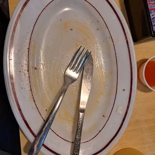 Proof I&apos;m a member of the clean plate club!