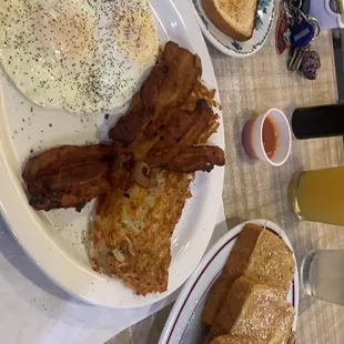 I think this was the early bird. And I subbed out French toast for the pancake.