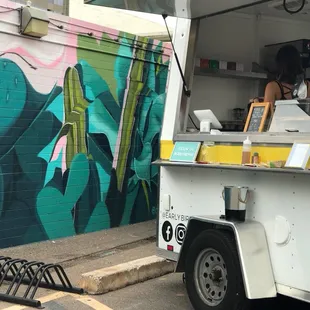 Our mobile trailer at an event in Phoenix.