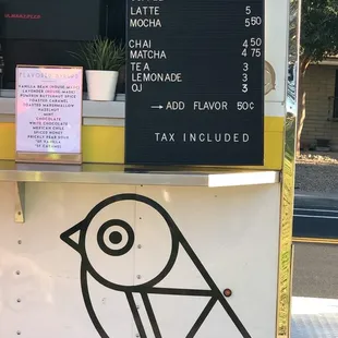Early bird mobile beverage cart!