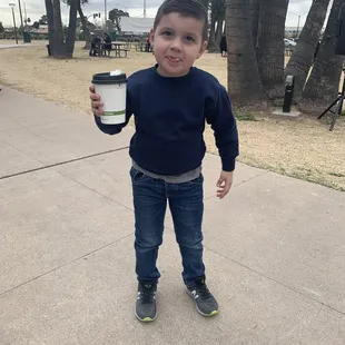Hot chocolate and happiness!