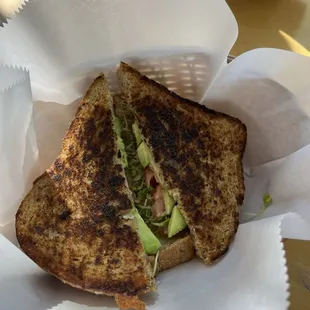 Moon maiden grilled cheese sandwich