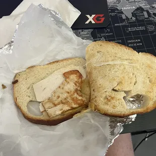 I got the Turkey melt and this is what they gave me.