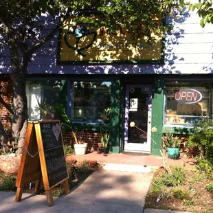 a sign outside of a store