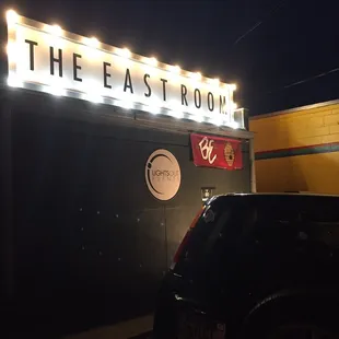 the entrance to the east room