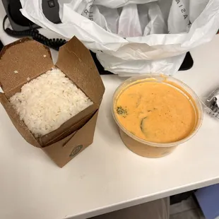 Snack-sized red curry.