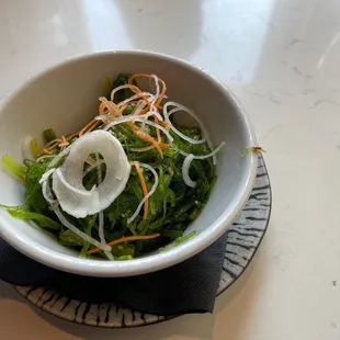 Seaweed salad appetizer