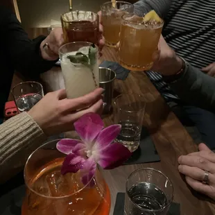 All the cocktails