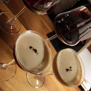 Cabernet sauvignon &amp; espresso martinis