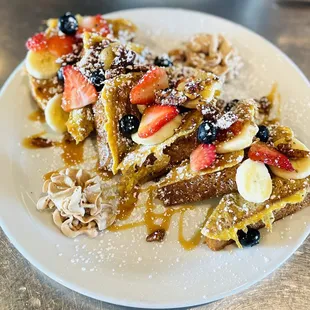 Banana bread, French toast