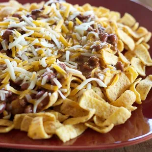a plate of nachos